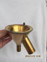 Heat preservation funnel Copper heat preservation copper funnel All copper heat filter funnel can be heated