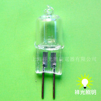 Domestic Xiangyang brand Tianling brand 6v6w halogen tungsten lamp Rice Bubble halogen lamp G4 blood bulb analyzer