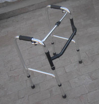 Aluminum alloy rehabilitation Walker exerciser elderly walking aid folding crutch exercise leg standing aid