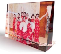 Oversized Crystal photo making photo frame photo custom oblique square graduation group photo color image