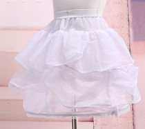 Childrens skirt baby skirt princess dress skirt small wedding dress double yarn steel ring childrens flower girl Petticoat