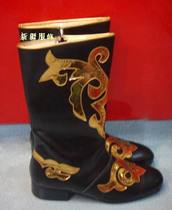 National dance boots Xinjiang national costume Stage outfit Uyghur male dance shoes Performance shoes