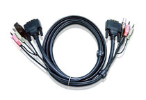 ATEN Hongzheng USB DVI-D single channel dedicated KVM switch cable 1 8 meters 2L-7D02U
