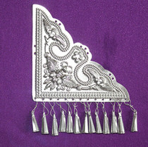 Miao silver jewelry silver pieces minority costumes dance clothing accessories clothing pieces Miao aluminum film