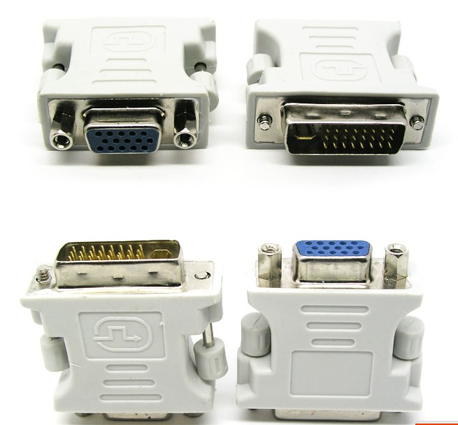 DVI-I 24-5-turn VGA DVI-to-VGA connector DVI-VGA head Extension VGA wire header