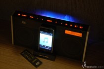 ORIGINAL ALTECLANSING ALTECLANSING DUAL clock control RADIO APPLE IPOD DOCK M402SR SPEAKER