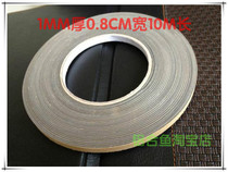 Black eva single-sided sponge tape 1mm thick * 0 8cm wide * 10M long