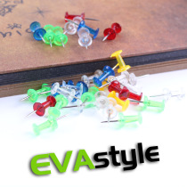 10 high-quality color plastic transparent I-shaped nail decoration map enterprise unit announcement shows fixed big head nail