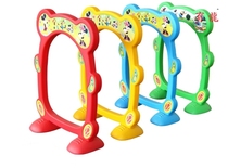 Children cartoon drill hole happy drill ring children climbing music tunnel plastic drill hole hurdle kindergarten indoor toy