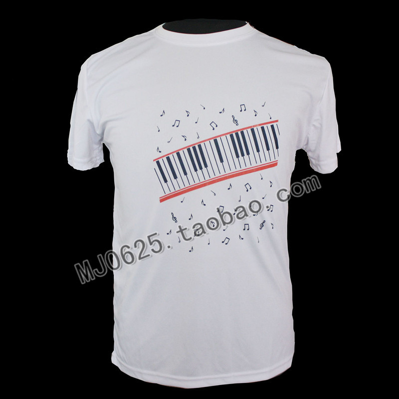 ★ MJ ★ Michael Jackson BEAT IT beat the piano note T-shirt