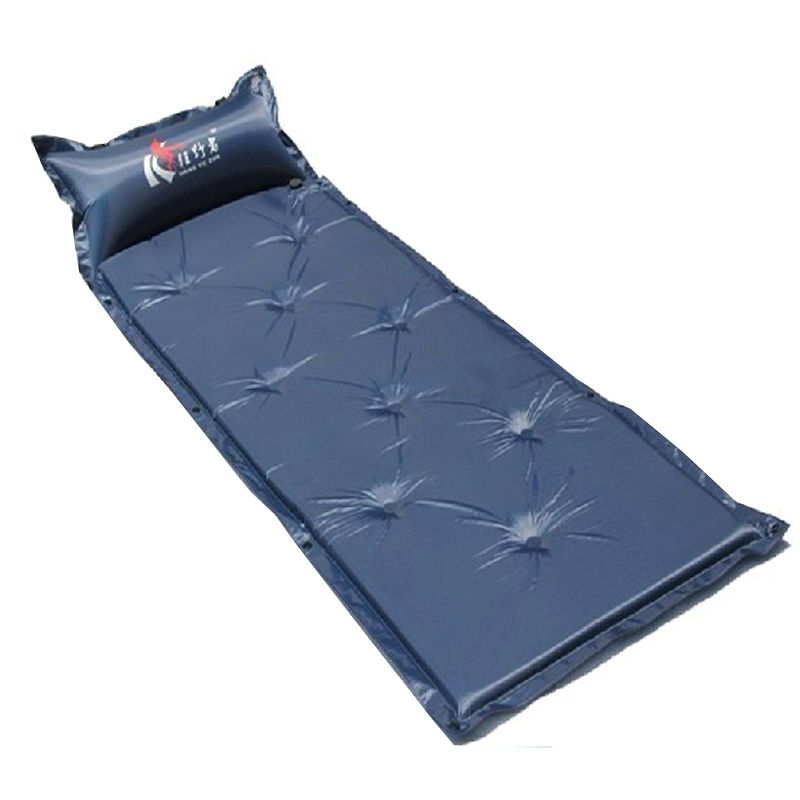 Wild sweetheart outdoor tent mattress automatic inflatable mattress single-person thickening can be spliced moistureproof mattress package