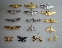 American metal badge HNA leads the parachute flight medal high jump low open Medal military fan epaulettes cap badge