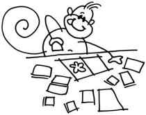 @ Stampendous 09 Wooden Seal: V178 Stamp Fans