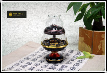 Taiwan Wan Yutang heat-resistant glass-free Wick pure copper oil lamp Changming oil lamp
