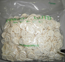 White dust-free powder finger sleeve latex finger sleeve anti-static finger cover wholesale purification finger cover