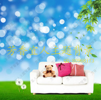 Professional studio curtain background cloth photo studio wedding theme waterproof PP paper photo studio S-479