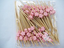 Pink plum blossom bamboo fruit sign Western food pastry sign fruit fork KTV wine sign Japanese and Korean cuisine utensils