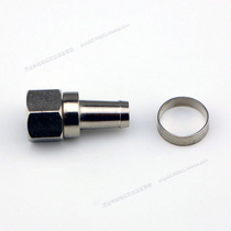 Digital cable TV connector 75-5F head branch distributor Coaxial cable connector lengthened and thickened metric