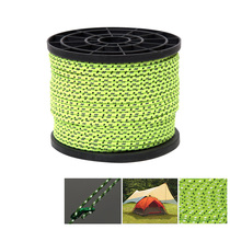 Selpa Korea outdoor 4mm thick reflective rope 5 10 20 50m tent rope ground nail pull rope canopy accessories