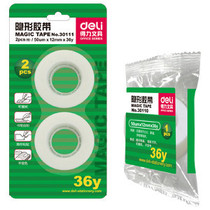 Del Invisible Tape 30111 Hand Tear Invisible Tape 2 Roll