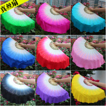 Silk dance fan double-sided glue State fan Yangge fan bamboo bone standard dance fan performance Fan