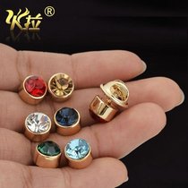 High-end collar accessories mini-neck mens suit small pin badge shirt needle knuckle business bracelet corner button