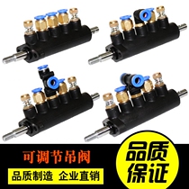 Tire disassembly tire stripping machine accessories Rear arm five-way valve Lifting valve control valve Foot valve Pneumatic valve switch