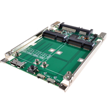 XIBA FG-AST04A MSATA to SATA3 Riser card 2-port mSATA hard drive to SATA3 array card SSD