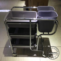 Thickened collection cart restaurant restaurant restaurant dinner plate collection car buffet bowl cart hotel after meal cleaning car
