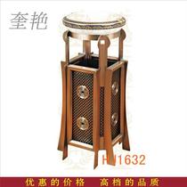 Club pagoda bronze seat ash bucket fashion hotel lobby elevator classical steel plate anti-aging three-dimensional trash can
