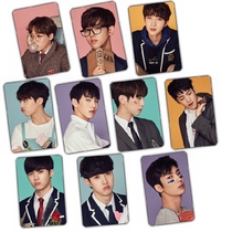 PENTAGON B Crystal Card Sticker Bus Card Sticker Set of 10 KT904