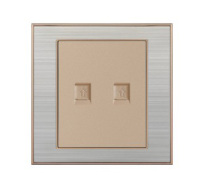 Ningbo Pilsa PIERSA switch socket S20 series stainless steel panel phone computer plug