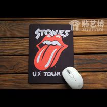 Super thick rolling Stone rock mouse pad Big tongue personality mouse pad Game mouse pad cloth surface