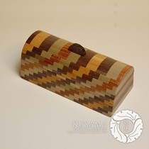 (Japan straight hair) Hakone famous production Wood fine work storage box jewelry box jewelry box Big