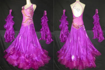 (Dance with the heart) National standard modern dance dress new modern dance competition dress Waltz dance skirt