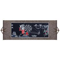 Guizhou batik hanging painting national characteristics home decoration business gifts batik shaft painting spinning thread