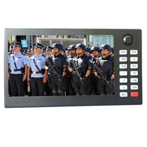 Car gimbal control keyboard 7 inch VGA display Two-in-one visual keyboard Keyboard display Camera