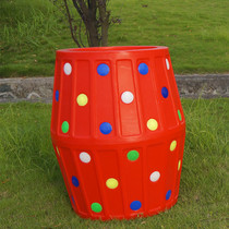 Roller toys color roller plastic large roller sensory training equipment kindergarten sensory training children drilling holes