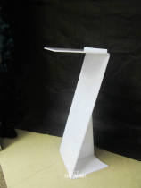 White podium table Acrylic furniture Training school front desk Plexiglass chair emcee table