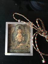 Private custom small thangka painting Zodiac cow Tiger benevolent Buddha vain Bodhisattva Buddha card seeking wealth transfer to ensure safety