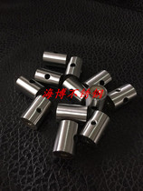 304201 Stainless steel stair handrail guardrail column accessories Wear round pipe fittings Drawing plug connector Single and double teeth