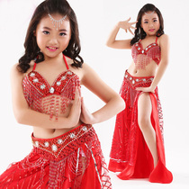 June 1 childrens belly dance new set childrens Indian dance show clothes girls practice dance costumes