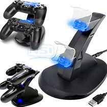 With LED dual charger base USB fast charging stand PS4 controller PS4 handle charger