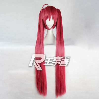 taobao agent Red ponytail, wig, 100cm, cosplay