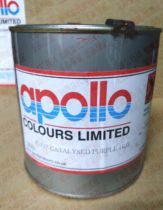 United Kingdom APOLLO APOLLO silk screen printing ink glass metal nylon ink C317 purple with 13% tax