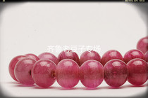 Republic of China old glass beads 15mm package old gold red tourmaline color stirred tire old glass beads loose beads to take goods