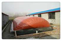 Large-scale breeding biogas tank equipment Rural household software red mud gas tank gas storage bag covered PVC biogas bag