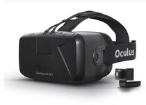 Oculus Rift DK2 developer 2 second generation head wearing virtual 3D Display