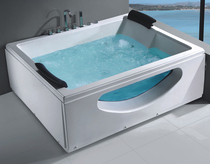 Glass tub Whirlpool whirlpool tub double thermostatic bath tub 1 8 m tub