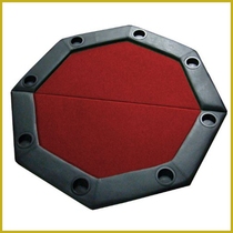120CM wide octagonal desktop folding desktop Texas Holdem flannel game table